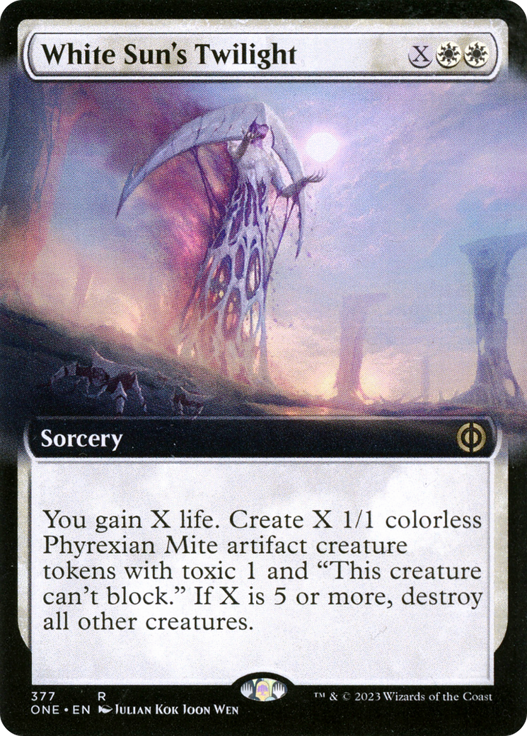 White Sun's Twilight (Extended Art) [Phyrexia: All Will Be One] | Fandemonia Ltd