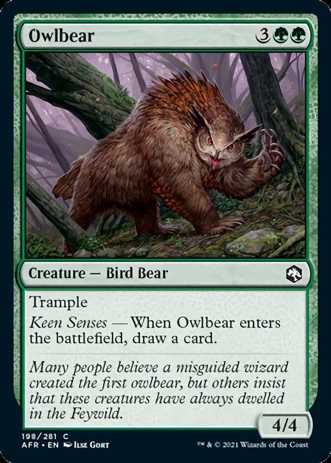 Owlbear [Dungeons & Dragons: Adventures in the Forgotten Realms] | Fandemonia Ltd