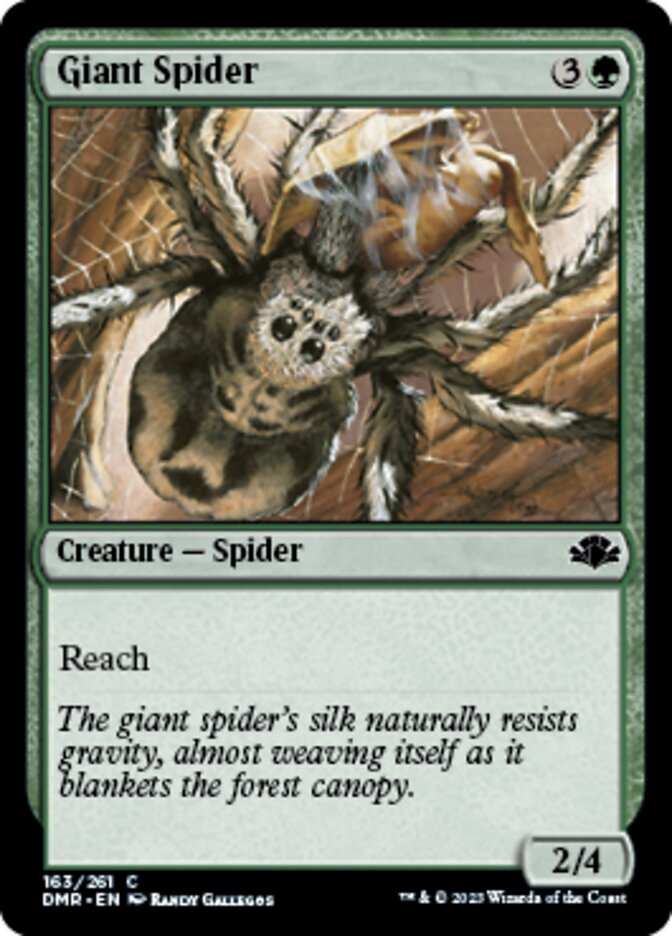 Giant Spider [Dominaria Remastered] | Fandemonia Ltd