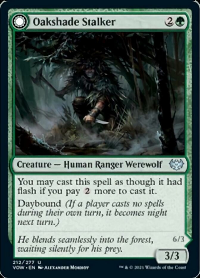 Oakshade Stalker // Moonlit Ambusher [Innistrad: Crimson Vow] | Fandemonia Ltd