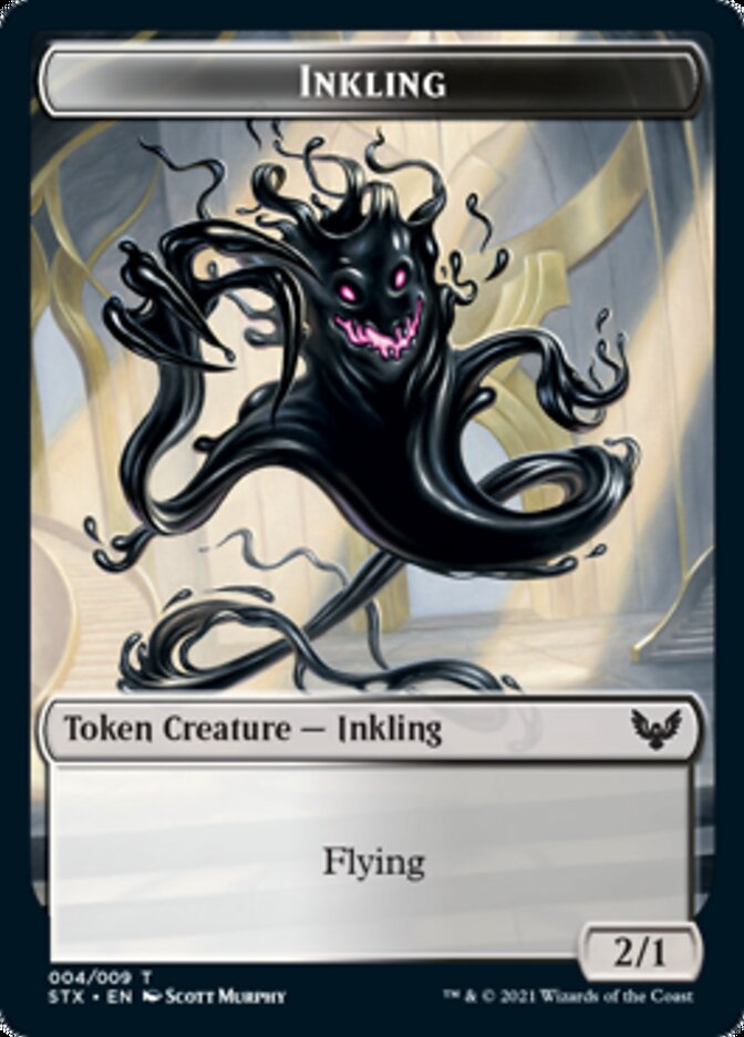 Inkling Token [Strixhaven: School of Mages Tokens] | Fandemonia Ltd