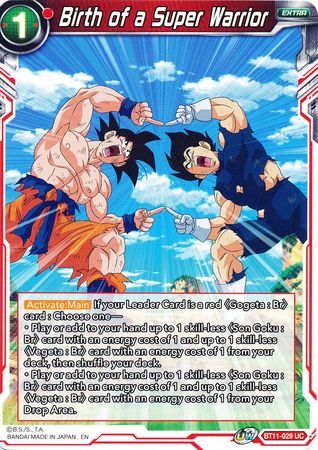 Birth of a Super Warrior [BT11-029] | Fandemonia Ltd