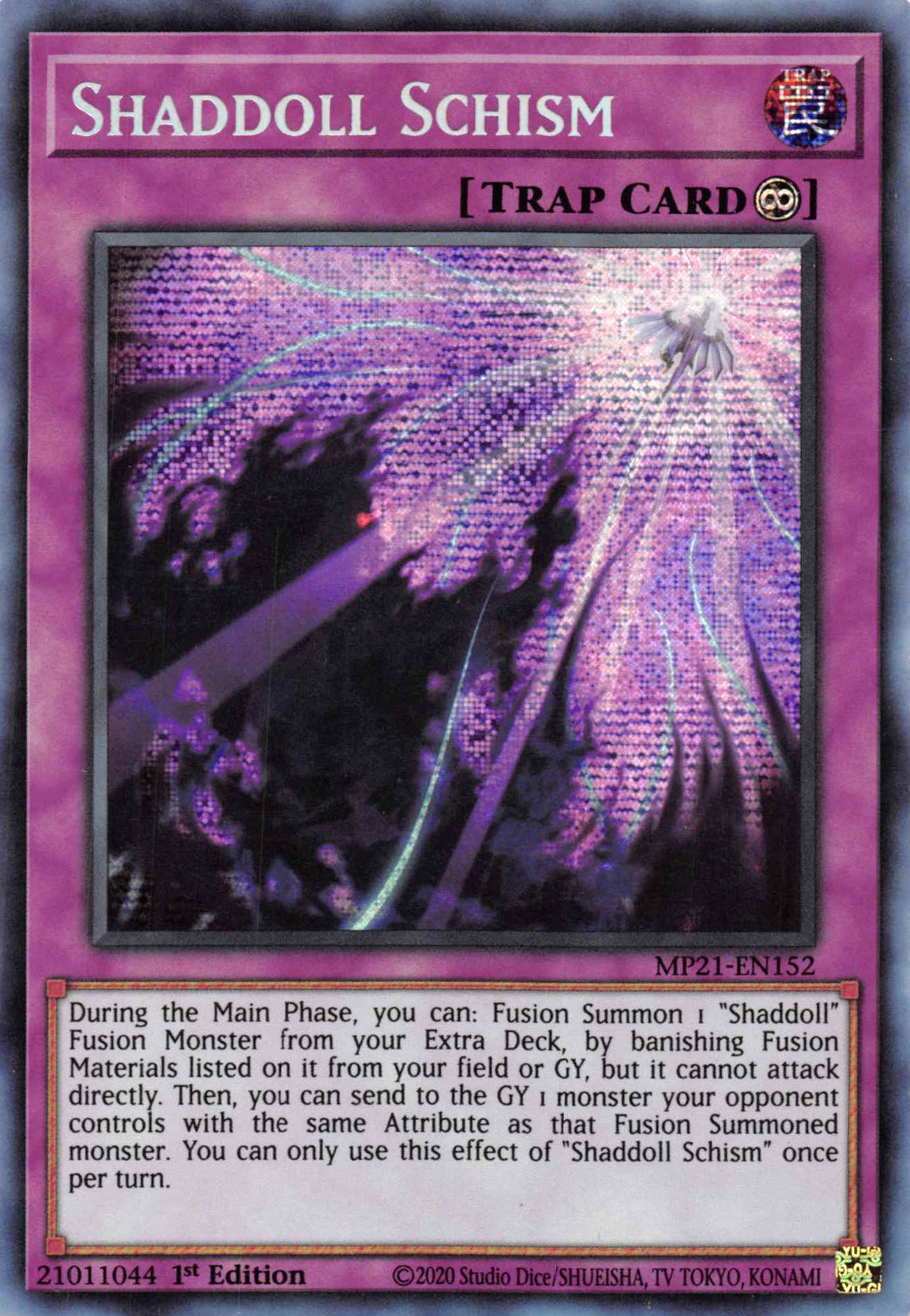 Shaddoll Schism [MP21-EN152] Prismatic Secret Rare | Fandemonia Ltd