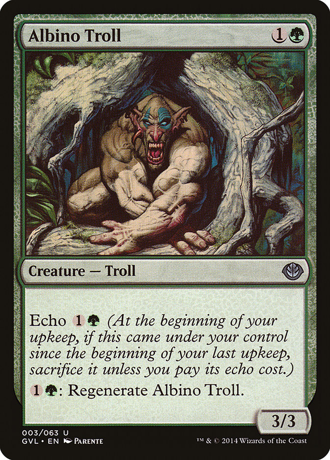 Albino Troll (Garruk vs. Liliana) [Duel Decks Anthology] | Fandemonia Ltd