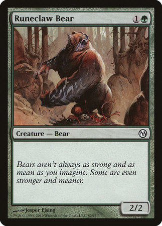 Runeclaw Bear [Duels of the Planeswalkers] | Fandemonia Ltd