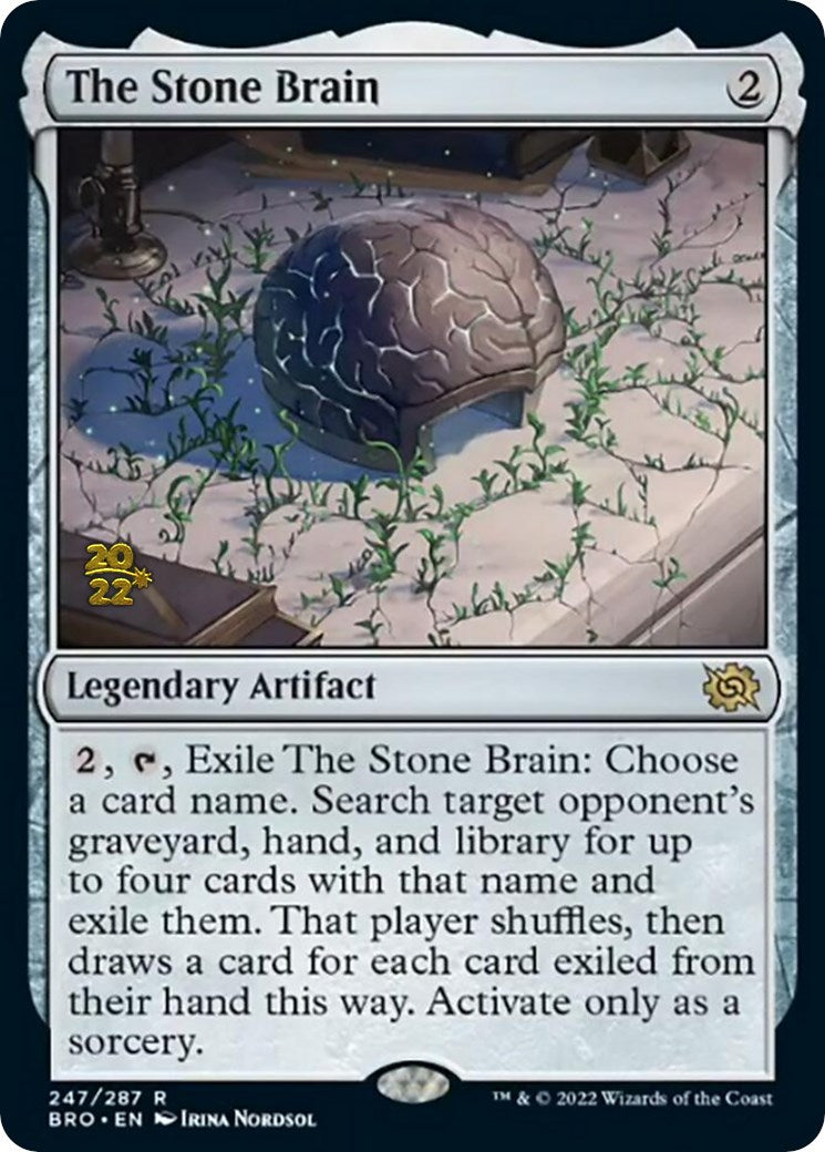 The Stone Brain [The Brothers' War: Prerelease Promos] | Fandemonia Ltd