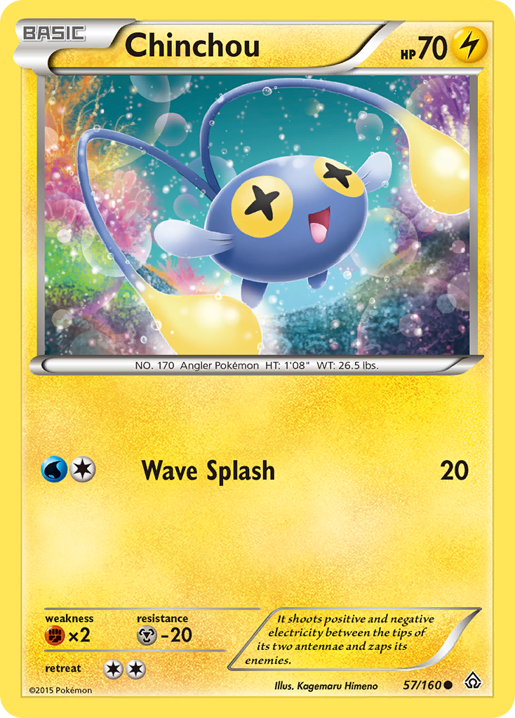 Chinchou (57/160) [XY: Primal Clash] | Fandemonia Ltd