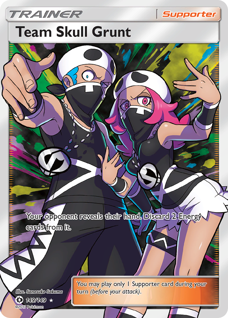 Team Skull Grunt (149/149) [Sun & Moon: Base Set] | Fandemonia Ltd