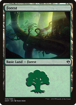 Forest (38) [Duel Decks: Zendikar vs. Eldrazi] | Fandemonia Ltd