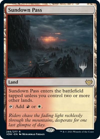 Sundown Pass (Promo Pack) [Innistrad: Crimson Vow Promos] | Fandemonia Ltd