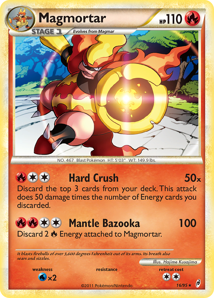 Magmortar (16/95) [HeartGold & SoulSilver: Call of Legends] | Fandemonia Ltd