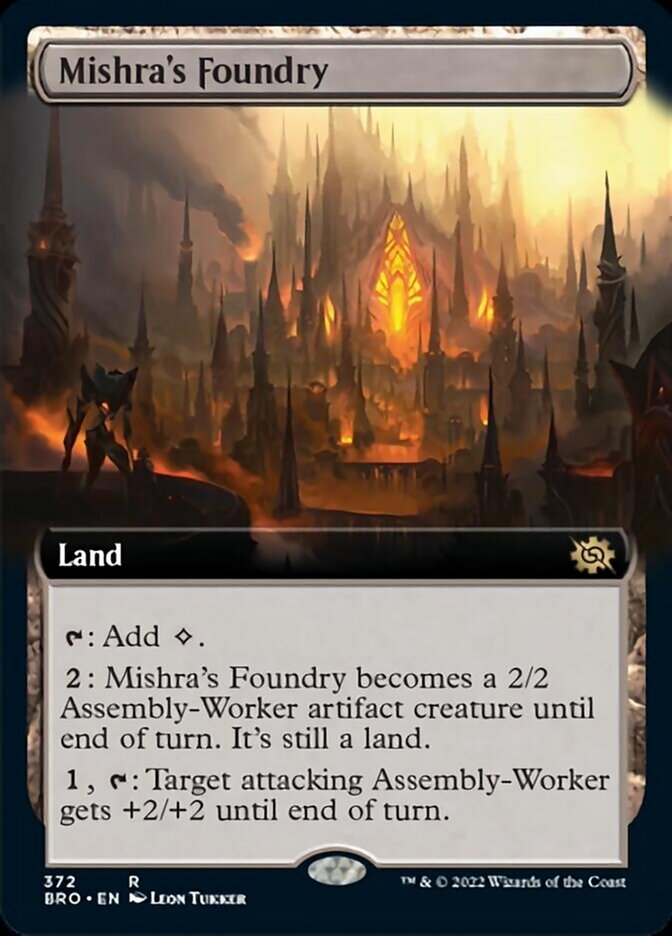 Mishra's Foundry (Extended Art) [The Brothers' War] | Fandemonia Ltd