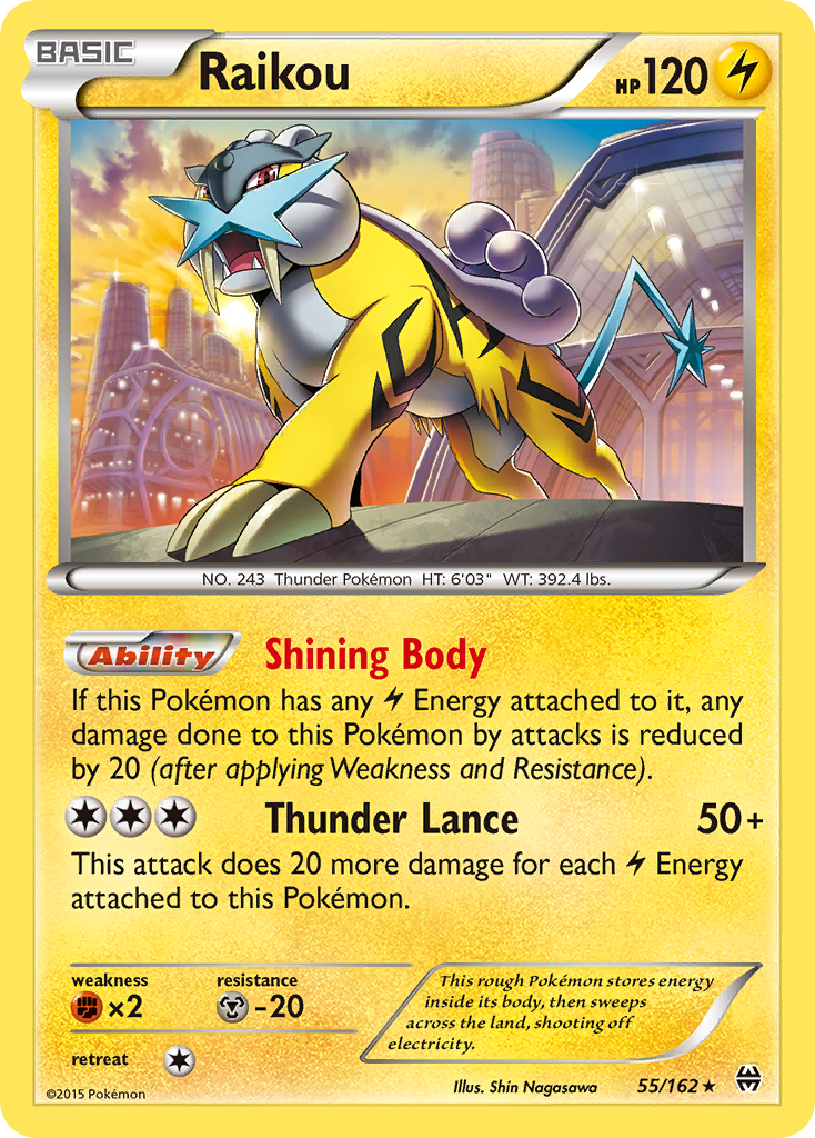 Raikou (55/162) [XY: BREAKthrough] | Fandemonia Ltd