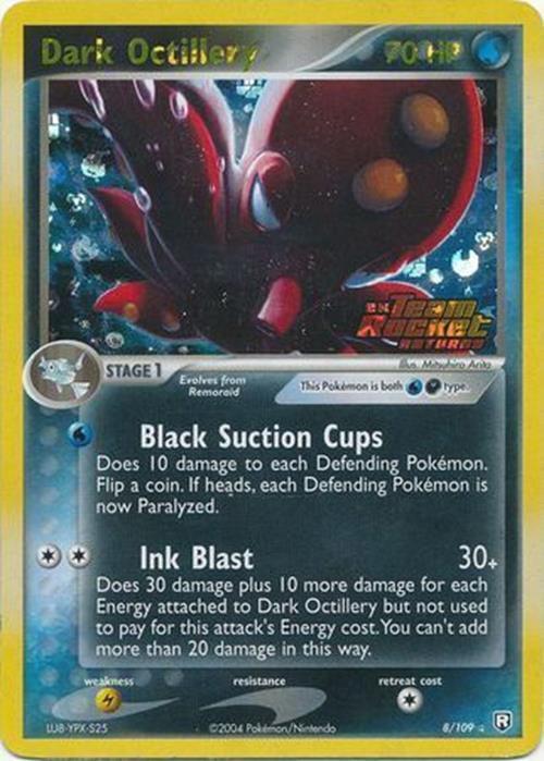 Dark Octillery (8/109) (Stamped) [EX: Team Rocket Returns] | Fandemonia Ltd