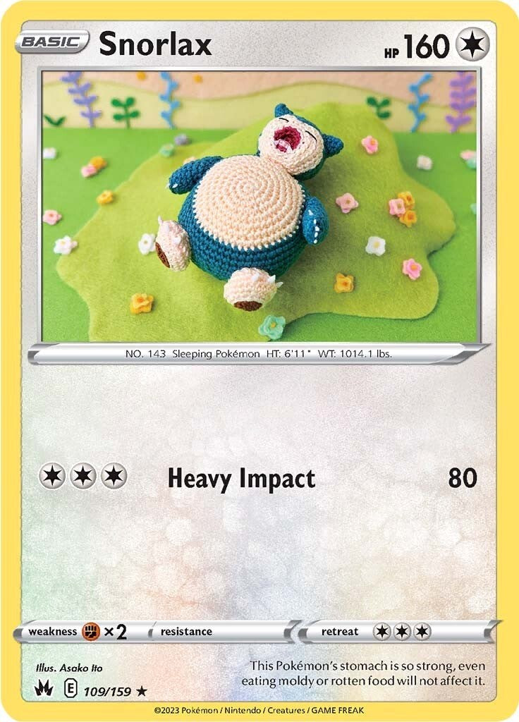 Snorlax (109/159) [Sword & Shield: Crown Zenith] | Fandemonia Ltd