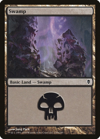 Swamp (239a) [Zendikar] | Fandemonia Ltd