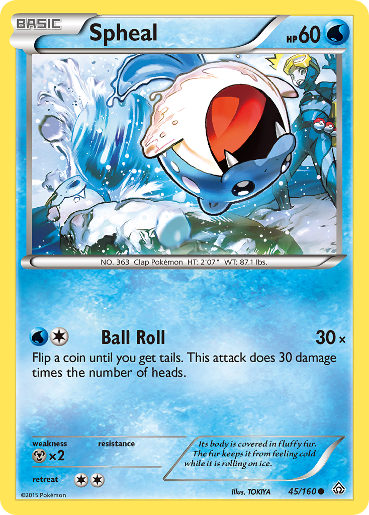 Spheal (45/160) [XY: Primal Clash] | Fandemonia Ltd