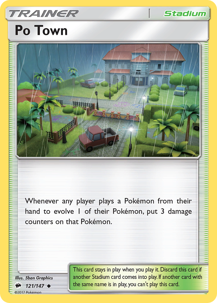 Po Town (121/147) [Sun & Moon: Burning Shadows] | Fandemonia Ltd