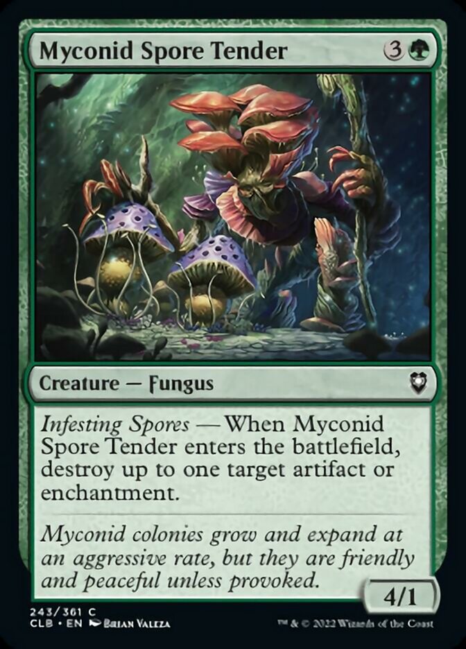 Myconid Spore Tender [Commander Legends: Battle for Baldur's Gate] | Fandemonia Ltd