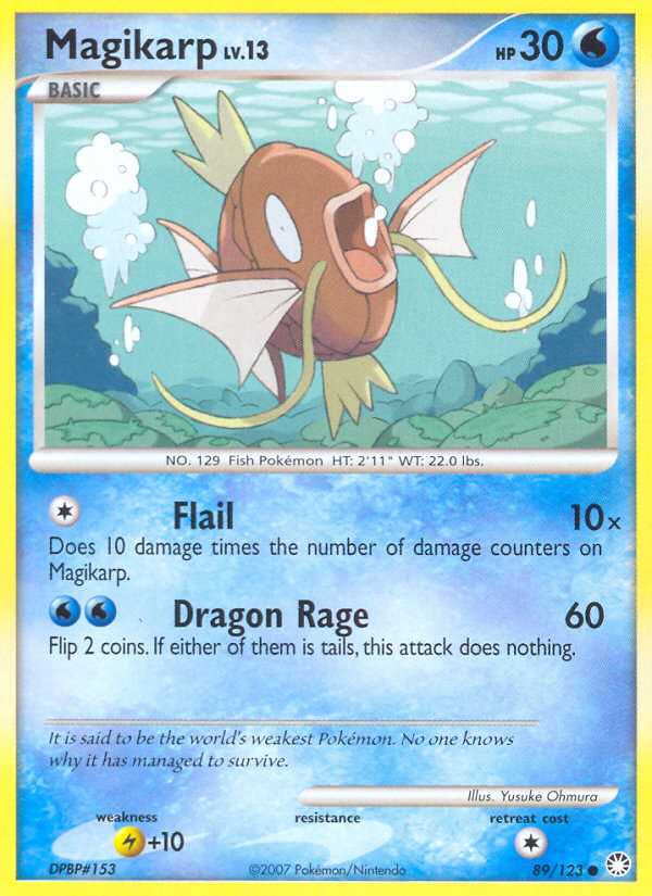 Magikarp (89/123) [Diamond & Pearl: Mysterious Treasures] | Fandemonia Ltd