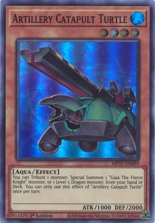 Artillery Catapult Turtle [MP21-EN099] Super Rare | Fandemonia Ltd