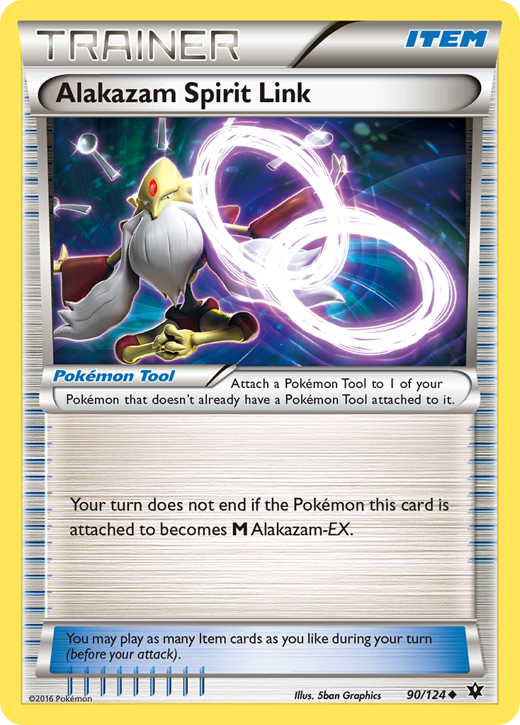 Alakazam Spirit Link (90/124) [XY: Fates Collide] | Fandemonia Ltd