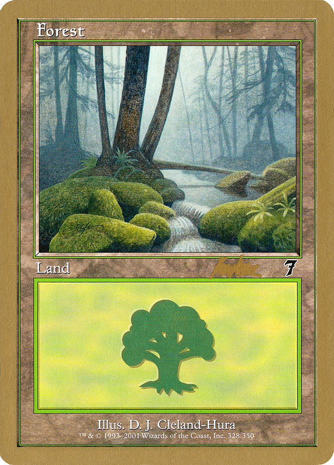 Forest (328) (Brian Kibler) [World Championship Decks 2002] | Fandemonia Ltd