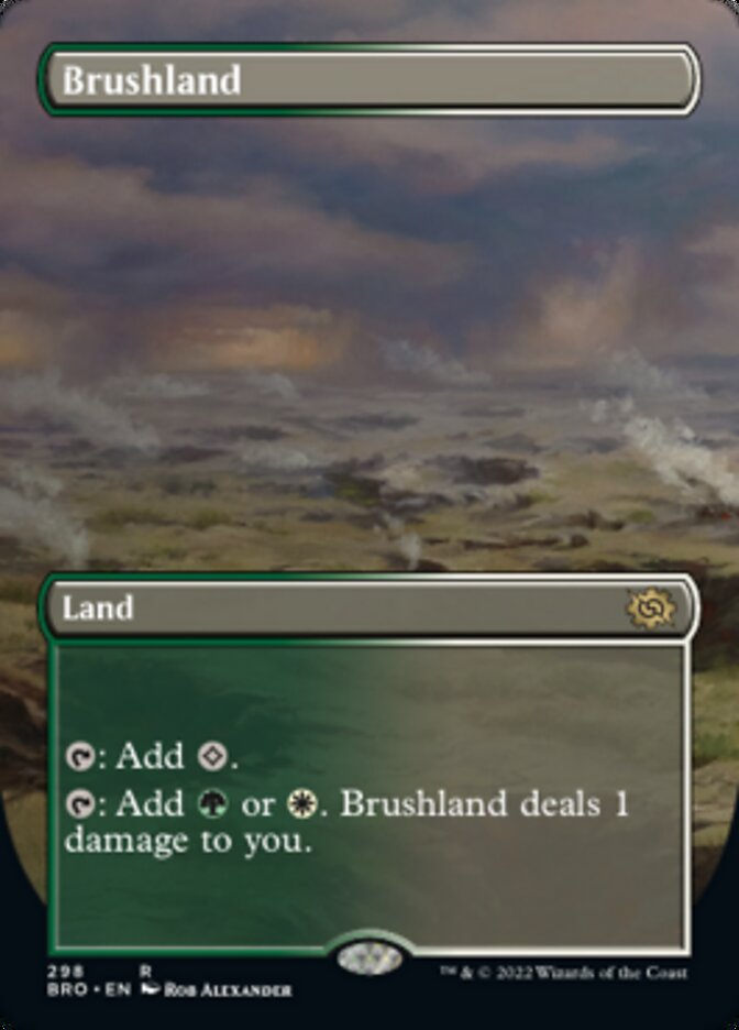 Brushland (Borderless Alternate Art) [The Brothers' War] | Fandemonia Ltd