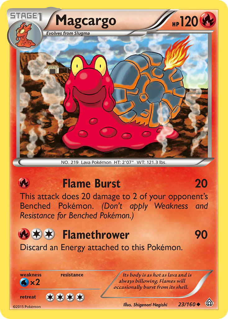 Magcargo (23/160) [XY: Primal Clash] | Fandemonia Ltd