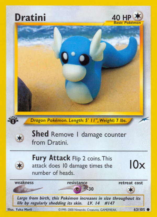 Dratini (63/105) [Neo Destiny 1st Edition] | Fandemonia Ltd