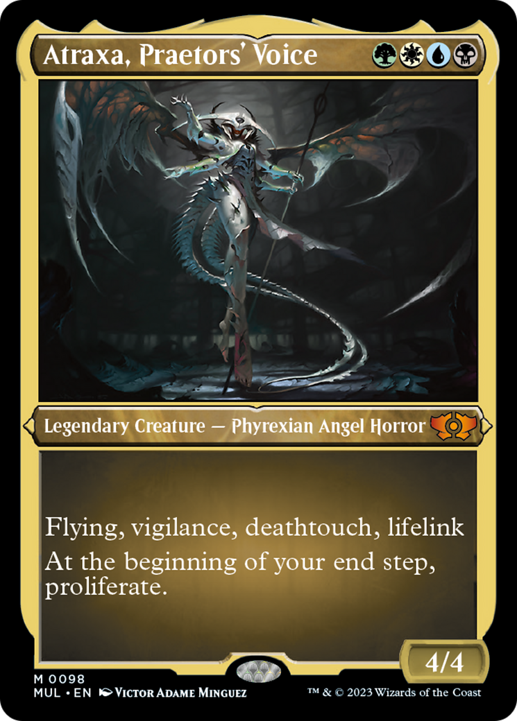 Atraxa, Praetors' Voice (Foil Etched) [Multiverse Legends] | Fandemonia Ltd