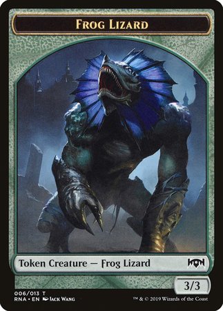 Frog Lizard Token [Ravnica Allegiance Tokens] | Fandemonia Ltd