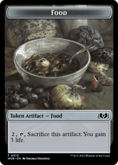 Faerie // Food (0013) Double-Sided Token [Wilds of Eldraine Tokens] | Fandemonia Ltd