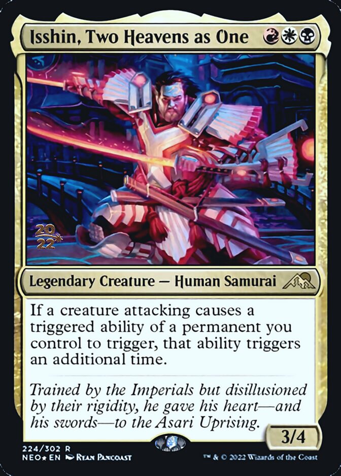 Isshin, Two Heavens as One [Kamigawa: Neon Dynasty Prerelease Promos] | Fandemonia Ltd