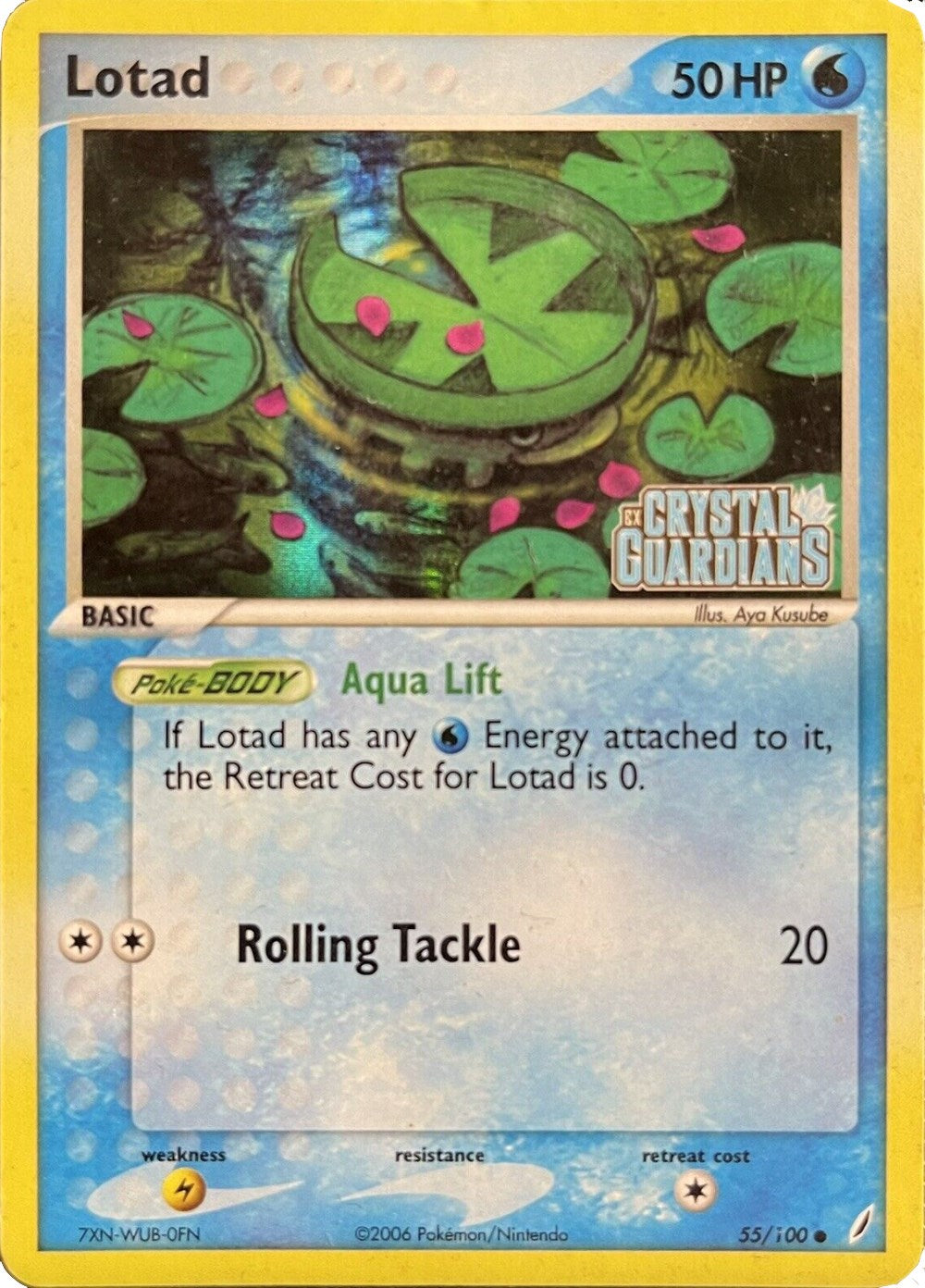 Lotad (055/100) (Theme Deck Exclusive) [EX: Crystal Guardians] | Fandemonia Ltd