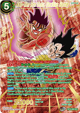 Kaio-Ken Son Goku, Decisive Battle (SPR) (BT15-066) [Saiyan Showdown] | Fandemonia Ltd