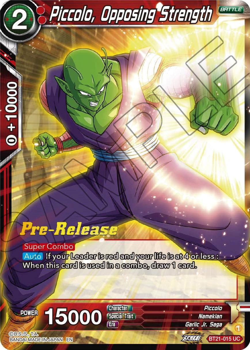 Piccolo, Opposing Strength (BT21-015) [Wild Resurgence Pre-Release Cards] | Fandemonia Ltd