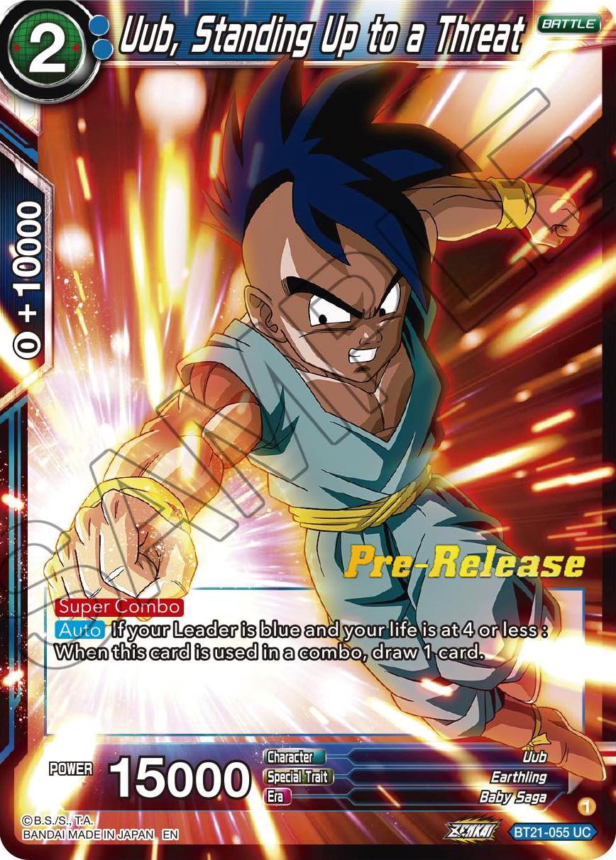 Uub, Standing Up to a Threat (BT21-055) [Wild Resurgence Pre-Release Cards] | Fandemonia Ltd