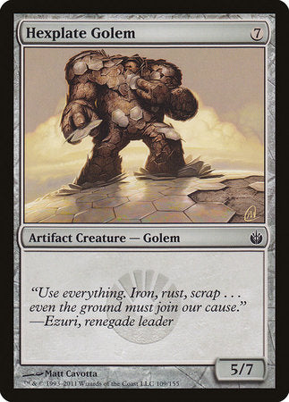 Hexplate Golem [Mirrodin Besieged] | Fandemonia Ltd