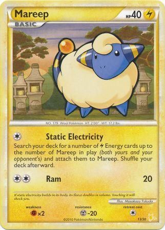 Mareep (13/30) [HeartGold & SoulSilver: Trainer Kit - Raichu] | Fandemonia Ltd