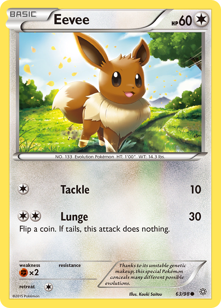 Eevee (63/98) [XY: Ancient Origins] | Fandemonia Ltd