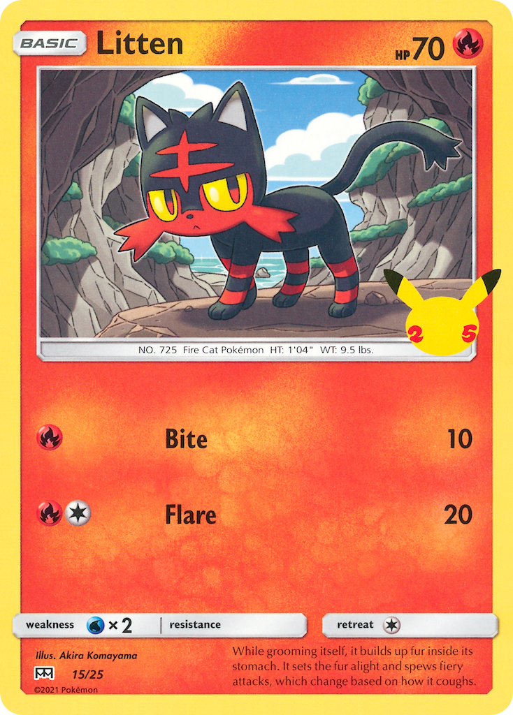 Litten (15/25) [McDonald's 25th Anniversary] | Fandemonia Ltd