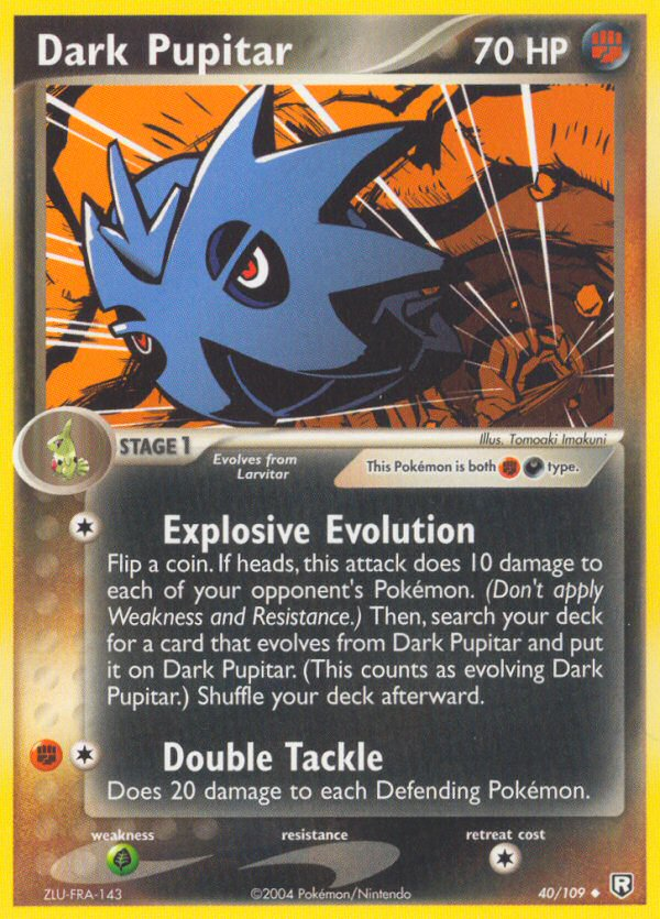 Dark Pupitar (40/109) [EX: Team Rocket Returns] | Fandemonia Ltd