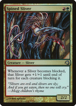 Spined Sliver [Premium Deck Series: Slivers] | Fandemonia Ltd