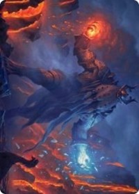 Aegar, the Freezing Flame Art Card [Kaldheim: Art Series] | Fandemonia Ltd