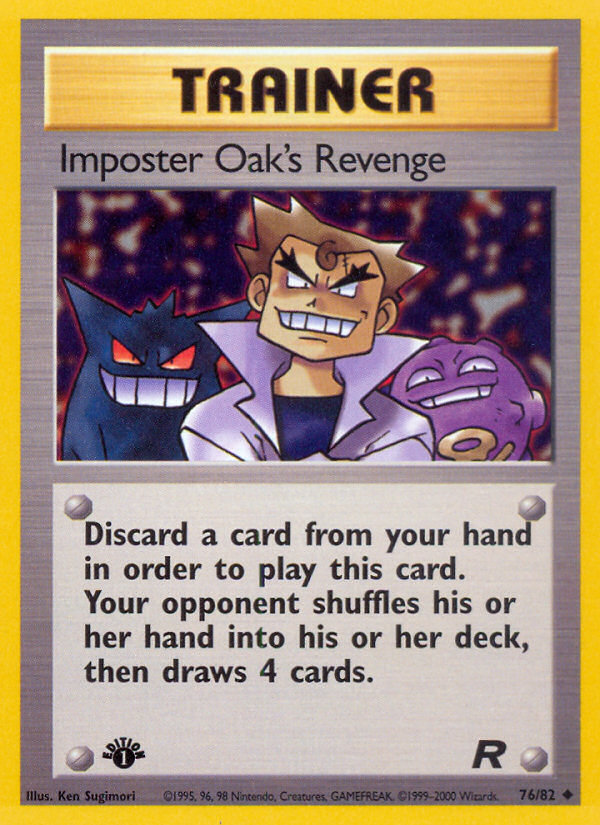 Imposter Oak's Revenge (76/82) [Team Rocket 1st Edition] | Fandemonia Ltd