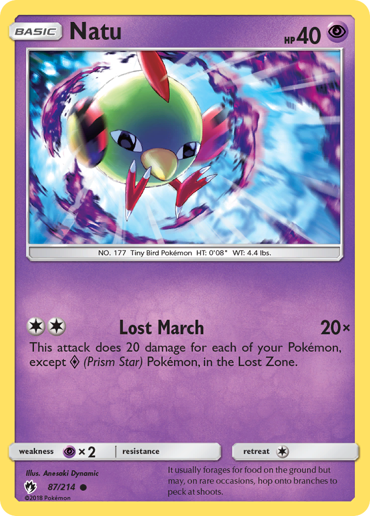 Natu (87/214) [Sun & Moon: Lost Thunder] | Fandemonia Ltd