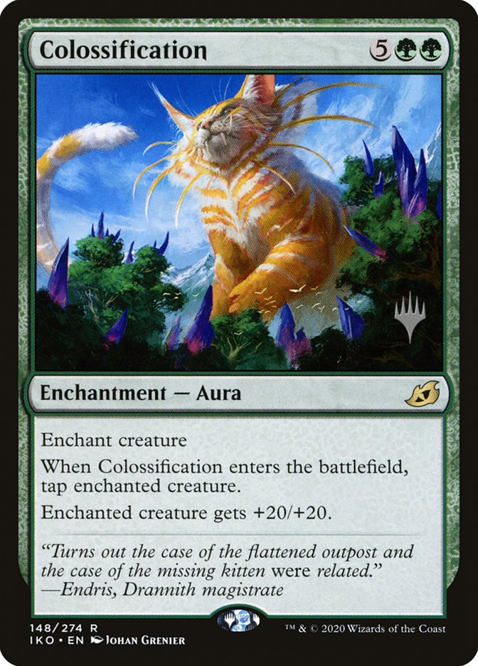 Colossification (Promo Pack) [Ikoria: Lair of Behemoths Promos] | Fandemonia Ltd