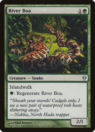 River Boa [Zendikar] | Fandemonia Ltd