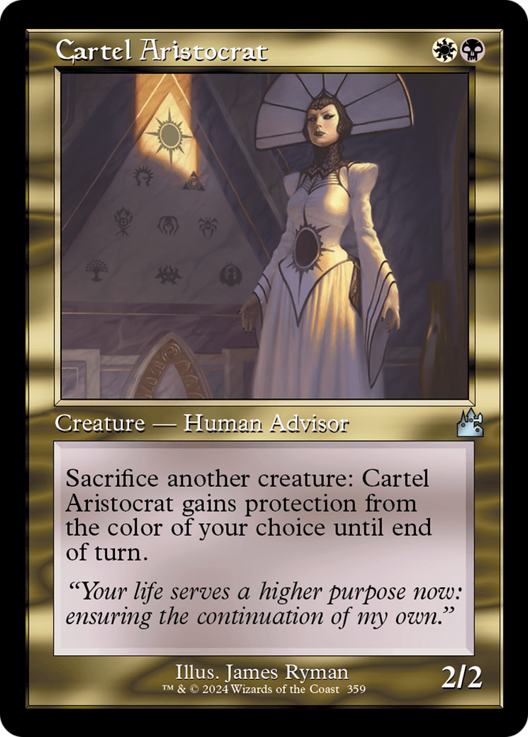 Cartel Aristocrat (Retro Frame) [Ravnica Remastered] | Fandemonia Ltd